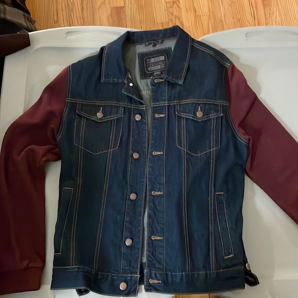 Lightweight denim jacket size large
